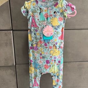 Posh Peanut Disney Princess Flutter Sleeve stomper 12/18. NWT